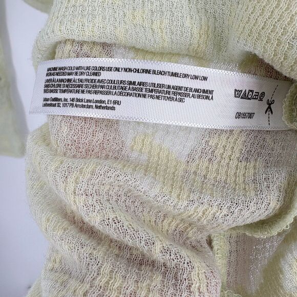 Free People Intimately “You And I” Floral Turtleneck Thermal, Sz XS, Light Green - Picture 11 of 11